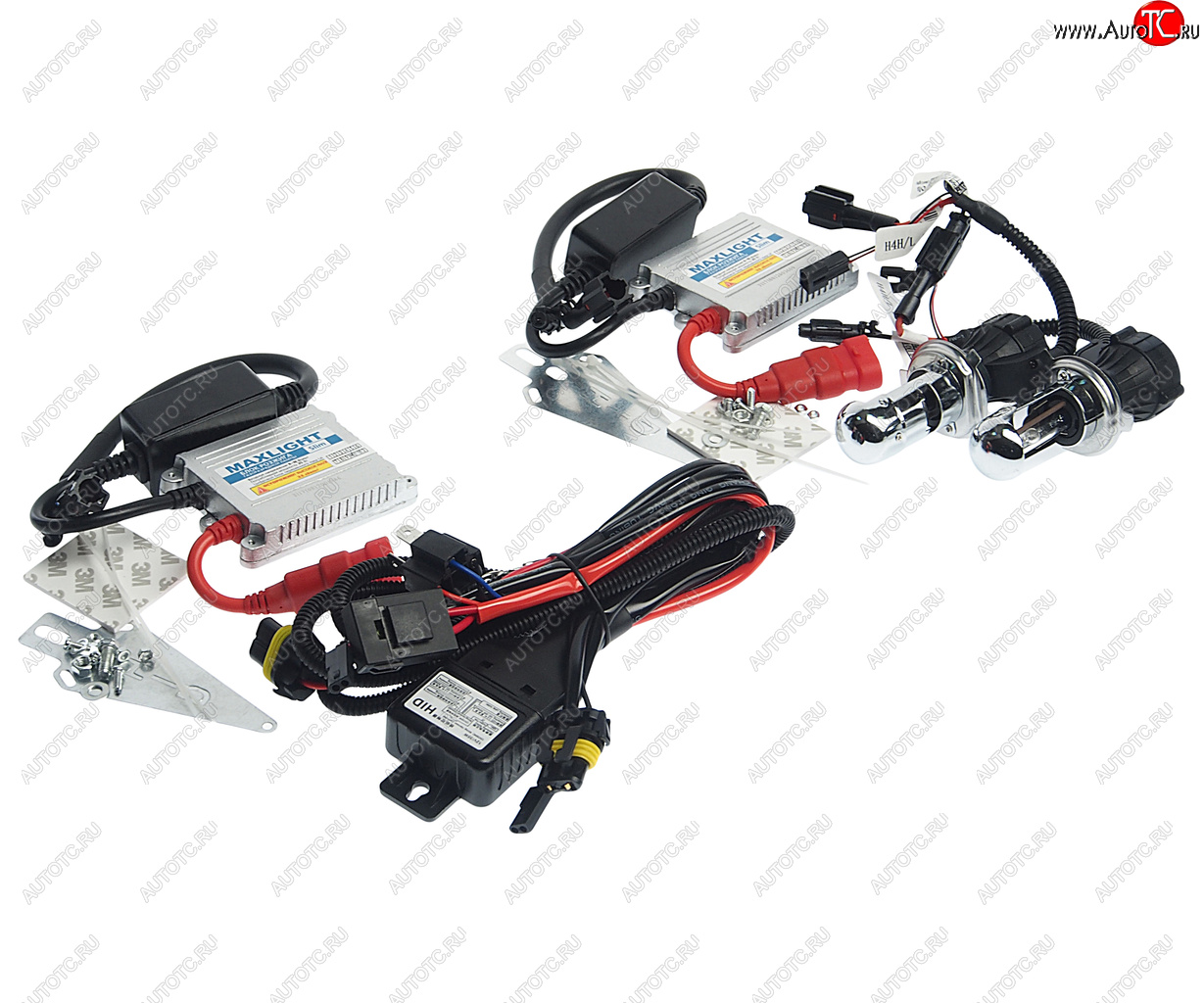 3 399 р. Оборудование ксеноновое набор H4 5000K Slim MAXLIGHT MAXLIGHT kms lcl h4h-l50  с доставкой в г. Кемерово