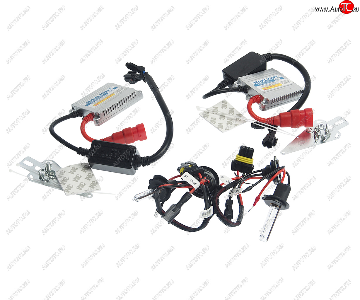 2 799 р. Оборудование ксеноновое набор H7 4300K Slim MAXLIGHT MAXLIGHT kms lcl h74-300  с доставкой в г. Кемерово