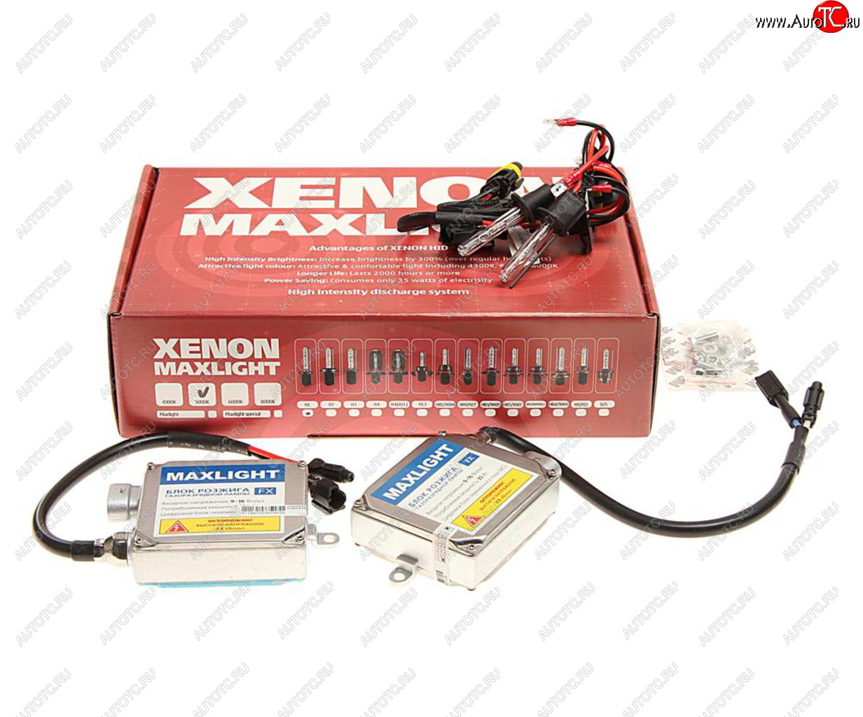 2 979 р. Оборудование ксеноновое набор H1 5000K MAXLIGHT MAXLIGHT kmx lcl h15-000  с доставкой в г. Кемерово