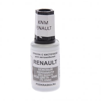 379 р. Краска с кистью 20мл RENAULT KNM PODKRASKA PODKRASKA knm  с доставкой в г. Кемерово. Увеличить фотографию 1