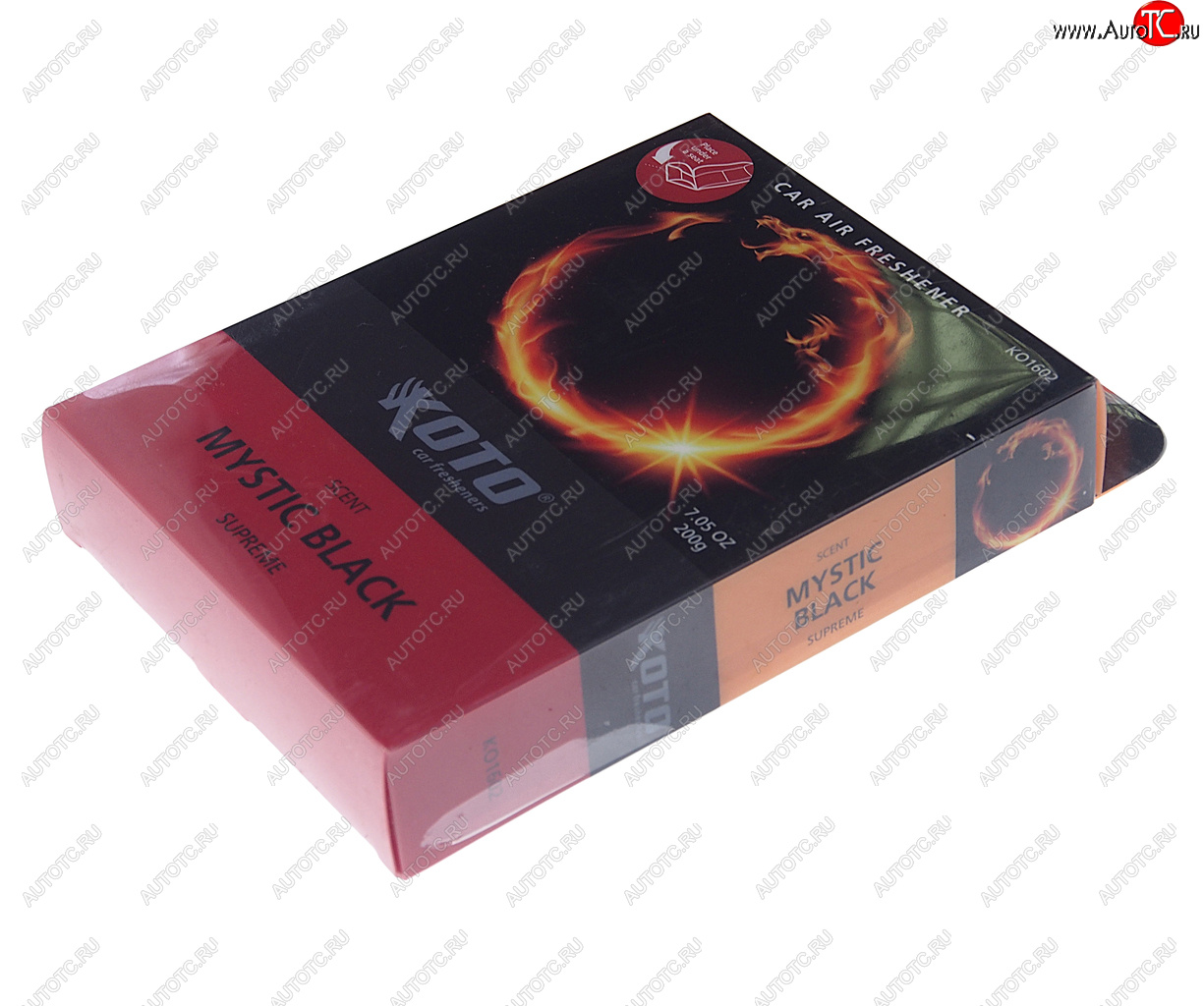 619 р. Ароматизатор под сиденье гелевый (Mystic Black) 180г Supreme KOTO KOTO ko1602  с доставкой в г. Кемерово