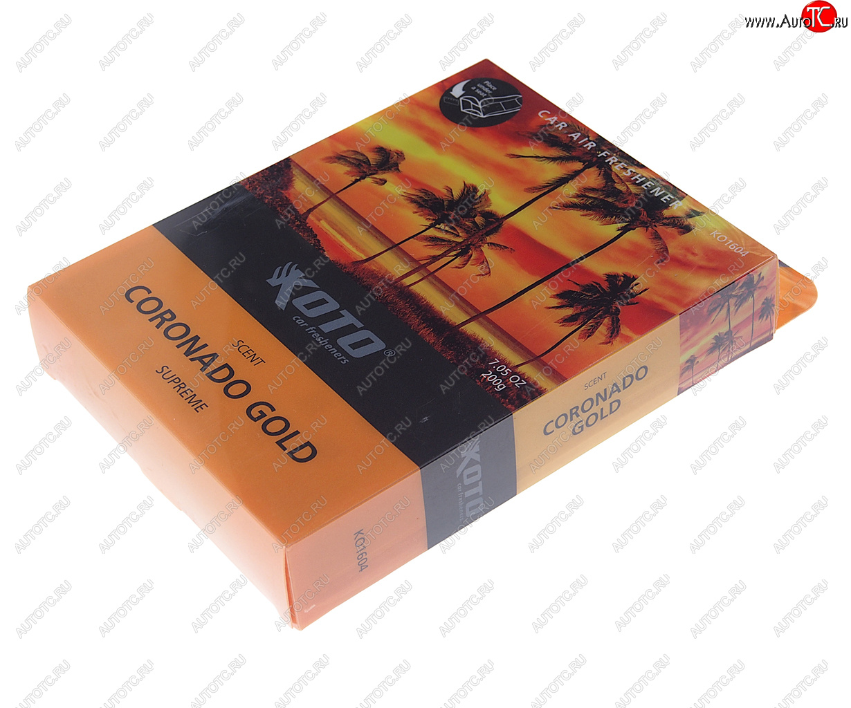 619 р. Ароматизатор под сиденье гелевый (Coronado Gold) 180г Supreme KOTO KOTO ko1604  с доставкой в г. Кемерово