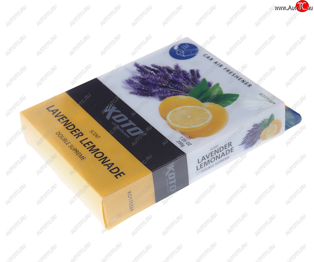 619 р. Ароматизатор под сиденье гелевый (Lavender Lemonade) 180г Double supreme KOTO KOTO ko170324  с доставкой в г. Кемерово