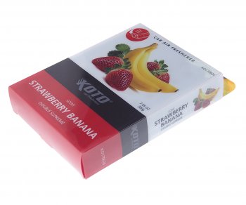 619 р. Ароматизатор под сиденье гелевый (Strawberry Banana) 180г Double supreme KOTO KOTO ko170626  с доставкой в г. Кемерово. Увеличить фотографию 1