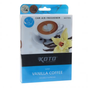 619 р. Ароматизатор под сиденье гелевый (Vanilla Coffee) 180г Double supreme KOTO KOTO ko171013  с доставкой в г. Кемерово. Увеличить фотографию 1