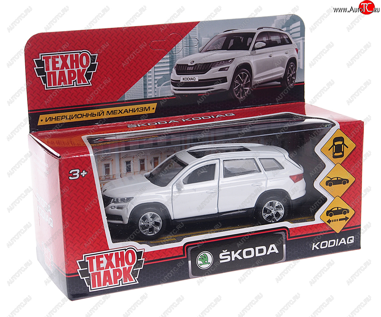 1 099 р. Модель автомобиля SKODA Kodiaq металлическая ТЕХНОПАРК ТЕХНОПАРК kodiaq-12fil-sr  с доставкой в г. Кемерово