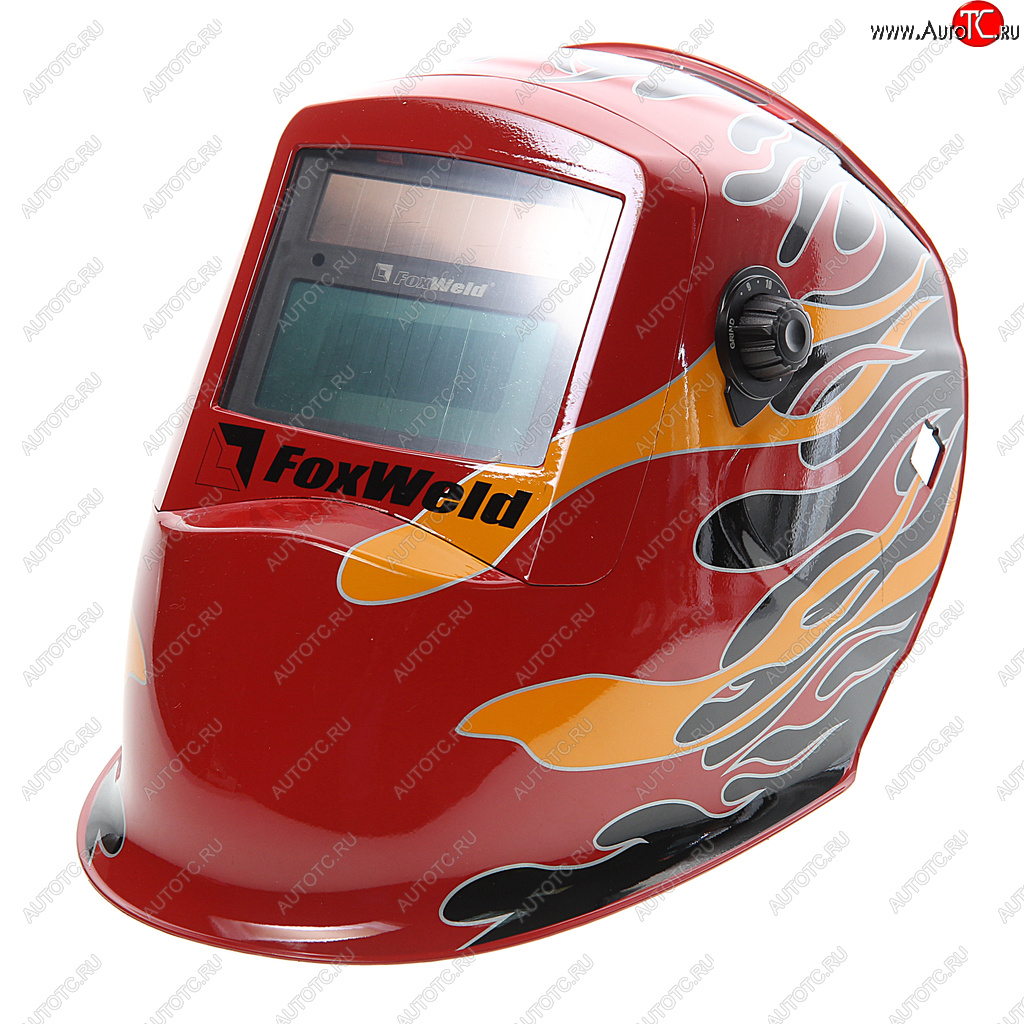 3 199 р. Маска сварщика регулировка затемнения (хамелеон) Корунд-2 Огонь FOXWELD FOXWELD корунд-2 (ф-р 7100v)  с доставкой в г. Кемерово
