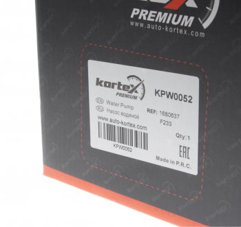 2 599 р. Насос водяной FORD Focus,Fiesta,Fusion (02-) KORTEX KORTEX kpw0052  с доставкой в г. Кемерово. Увеличить фотографию 3