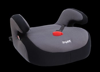 5 499 р. Подушка авт.детская БУСТЕР 22-36кг (III) 6-12лет серая Isofix SIGER SIGER kres0187  с доставкой в г. Кемерово. Увеличить фотографию 1
