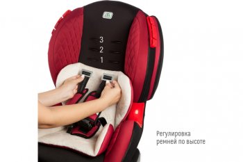 12 199 р. Автокресло детское 9-25кг (I-II) 1-7лет marsala Premium Isofix SMART TRAVEL SMART TRAVEL kres2063  с доставкой в г. Кемерово. Увеличить фотографию 6