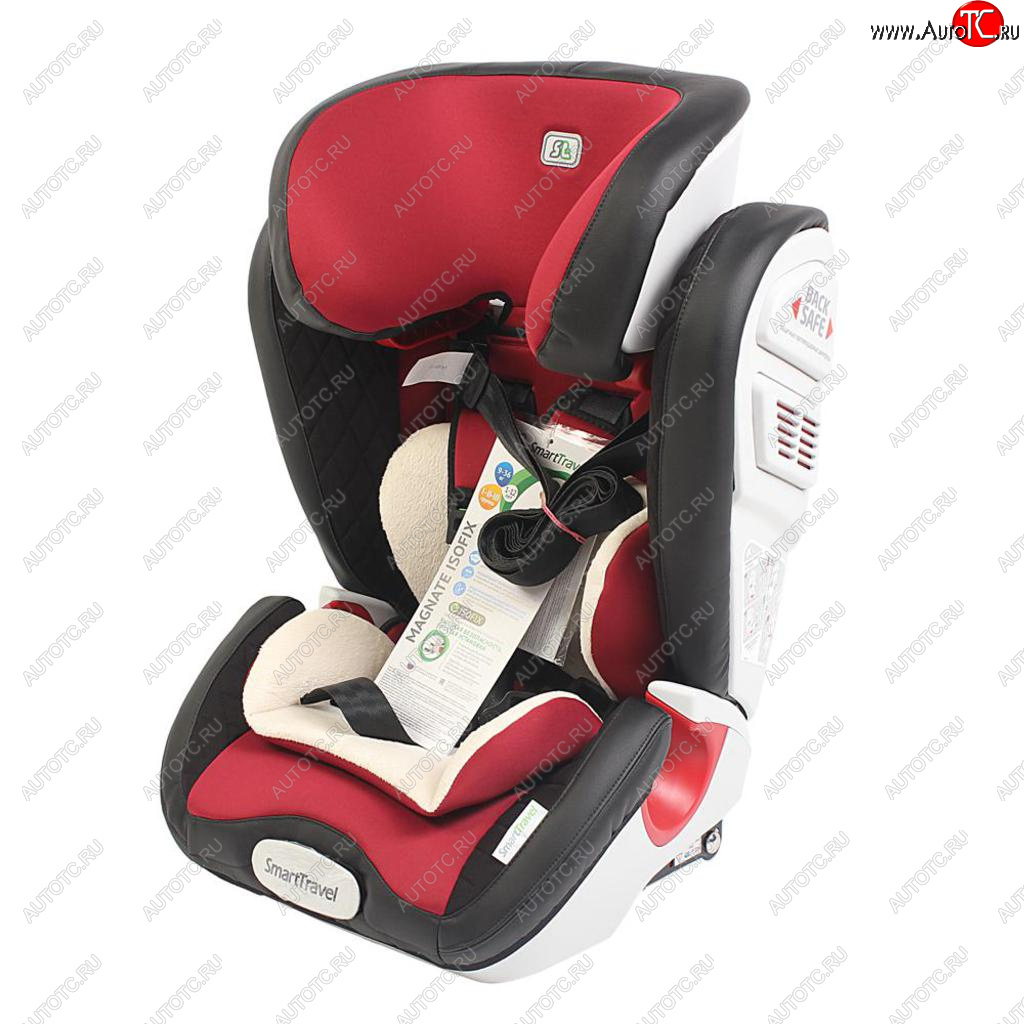 15 299 р. Автокресло детское 9-36кг (l-ll-lll) 1-12лет бордово-корич. трансформер Isofix Magnate SMART TRAVEL SMART TRAVEL kres2069 SMART TRAVEL kres2069  с доставкой в г. Кемерово