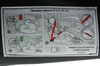 5 699 р. Подушка авт.детская БУСТЕР 22-36кг (III) 6-12лет синяя Isofix SMART TRAVEL SMART TRAVEL kres2074 SMART TRAVEL kres2074  с доставкой в г. Кемерово. Увеличить фотографию 4