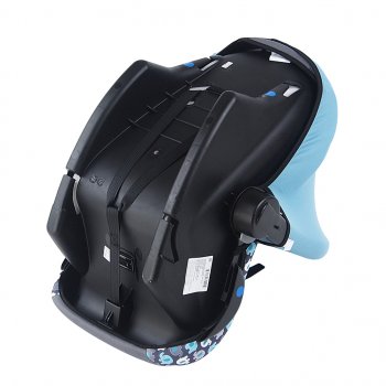 4 549 р. Автокресло детское 0-13кг (0+) 0-1.5лет лазурные слоны Luna SG321 KIDS PLANET SIGER kres2559  с доставкой в г. Кемерово. Увеличить фотографию 3