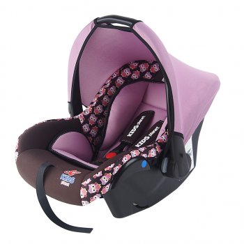 4 549 р. Автокресло детское 0-13кг (0+) 0-1.5лет розовые совы Luna SG321 KIDS PLANET SIGER kres2560  с доставкой в г. Кемерово. Увеличить фотографию 3