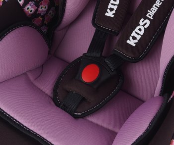 4 549 р. Автокресло детское 0-13кг (0+) 0-1.5лет розовые совы Luna SG321 KIDS PLANET SIGER kres2560  с доставкой в г. Кемерово. Увеличить фотографию 4