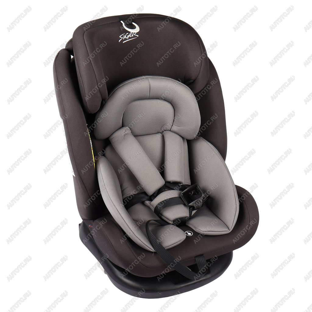 12 499 р. Автокресло детское 0-36кг (0+I-ll-IlI) 0-12лет графит Isofix Престиж SIGER SIGER kres3523  с доставкой в г. Кемерово