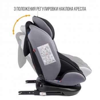 11 799 р. Автокресло детское 0-36кг (0+I-ll-IlI) 0-12лет серо-черный трансформер Cruiser ZLATEK ZLATEK kres3601  с доставкой в г. Кемерово. Увеличить фотографию 6