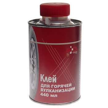 699 р. Клей резиновый самовулканизующийся жестяная банка 440мл (горячей вулканизации) БХЗ БХЗ крс-440гв  с доставкой в г. Кемерово. Увеличить фотографию 1