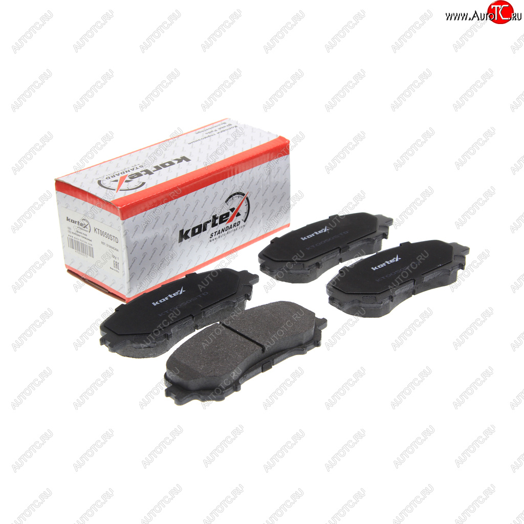 1 549 р. Колодки тормозные передние (4шт.) KORTEX Nissan Qashqai 2 J11 дорестайлинг (2013-2019)  с доставкой в г. Кемерово