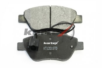 1 679 р. Колодки тормозные передние (4шт.) KORTEX Fiat Albea 170 седан (2002-2012)  с доставкой в г. Кемерово. Увеличить фотографию 2