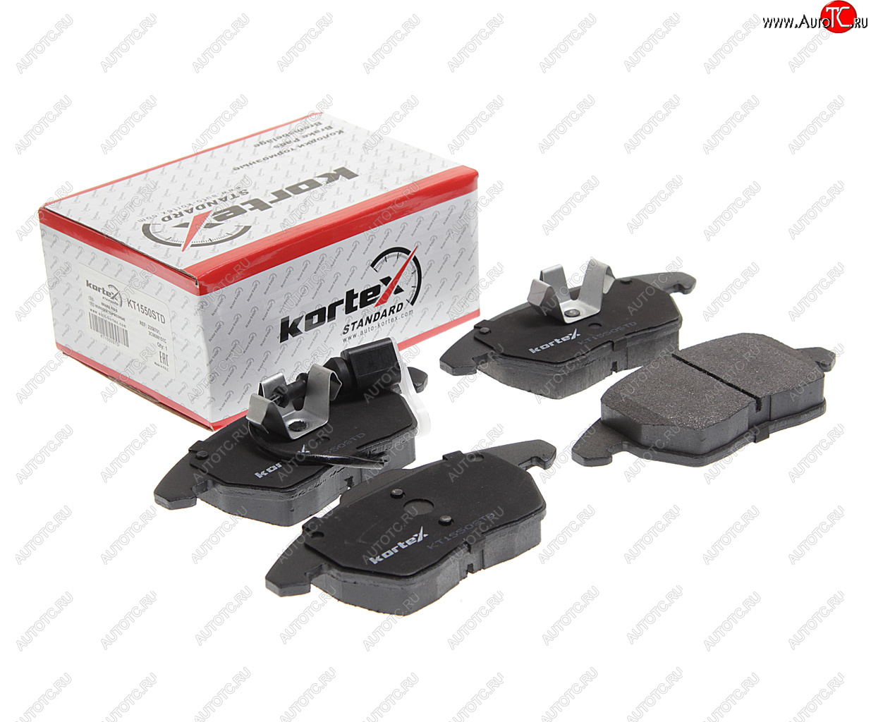1 999 р. Колодки тормозные VW Passat (05-) SKODA Octavia (04-) передние (4шт.) KORTEX KORTEX kt1550std KORTEX kt1550std  с доставкой в г. Кемерово