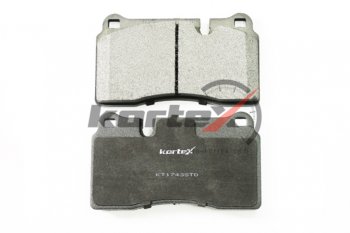 1 699 р. Колодки тормозные передние (4шт.) KORTEX Land Rover Range Rover Sport 1 L320 дорестайлинг (2005-2009)  с доставкой в г. Кемерово. Увеличить фотографию 2