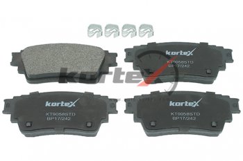1 579 р. Колодки тормозные задние (4шт.) KORTEX Mitsubishi Outlander GF дорестайлинг (2012-2014)  с доставкой в г. Кемерово. Увеличить фотографию 3
