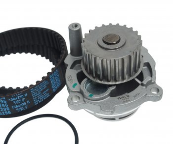 10 299 р. Комплект ГРМ VW AUDI A3 (96-13),A4 (94-08) SKODA Octavia (97-) (1.6) с насосом водяным DAYCO DAYCO ktbwp2530  с доставкой в г. Кемерово. Увеличить фотографию 2