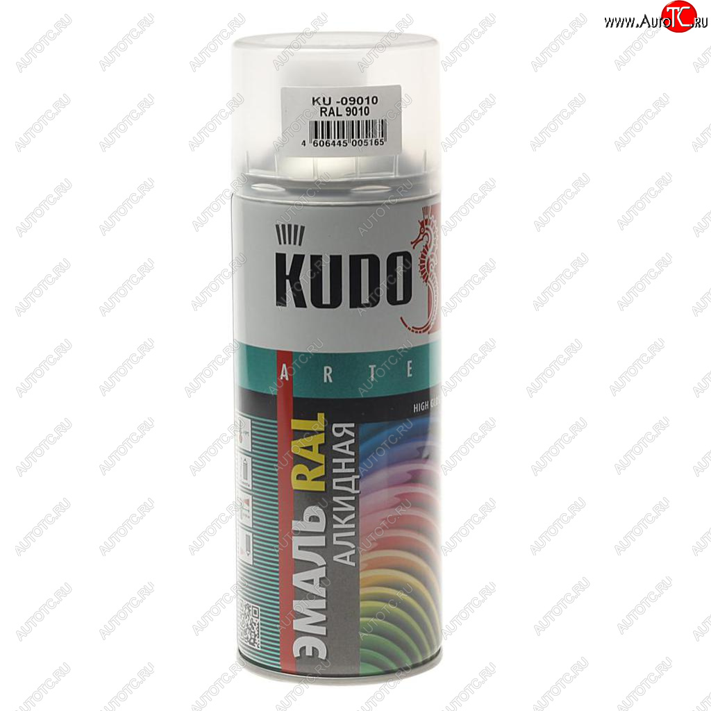 399 р. Краска белая аэрозоль 520мл KUDO KUDO ku-09010  с доставкой в г. Кемерово