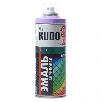 359 р. Краска фиолетовая акриловая satin RAL4005 аэрозоль 520мл KUDO KUDO ku-0a4005  с доставкой в г. Кемерово. Увеличить фотографию 1
