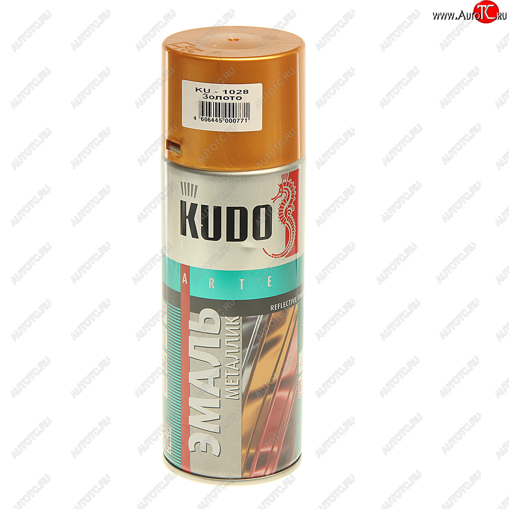 399 р. Краска золото аэрозоль 520мл KUDO KUDO ku-1028  с доставкой в г. Кемерово