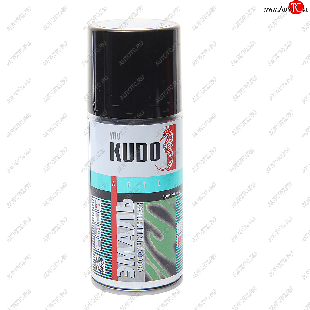 569 р. Краска зелено-желтая фосфоресцентная 210мл KUDO KUDO ku-1250.1  с доставкой в г. Кемерово