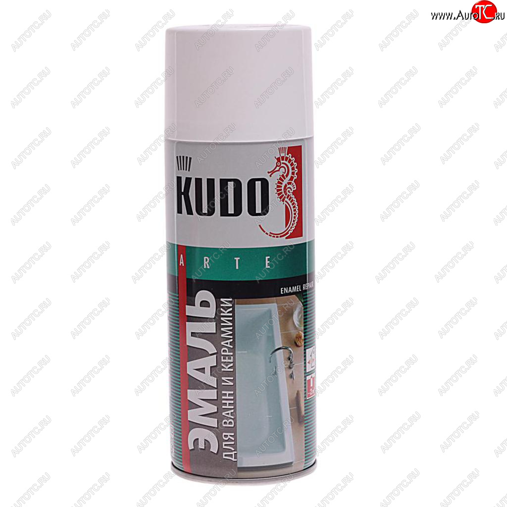 389 р. Краска для ванн белая аэрозоль 520г KUDO KUDO ku-1301  с доставкой в г. Кемерово