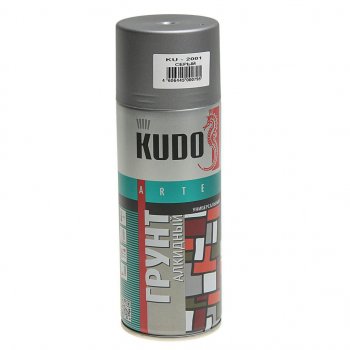 299 р. Грунт серый аэрозоль 520мл KUDO KUDO ku-2001  с доставкой в г. Кемерово. Увеличить фотографию 1