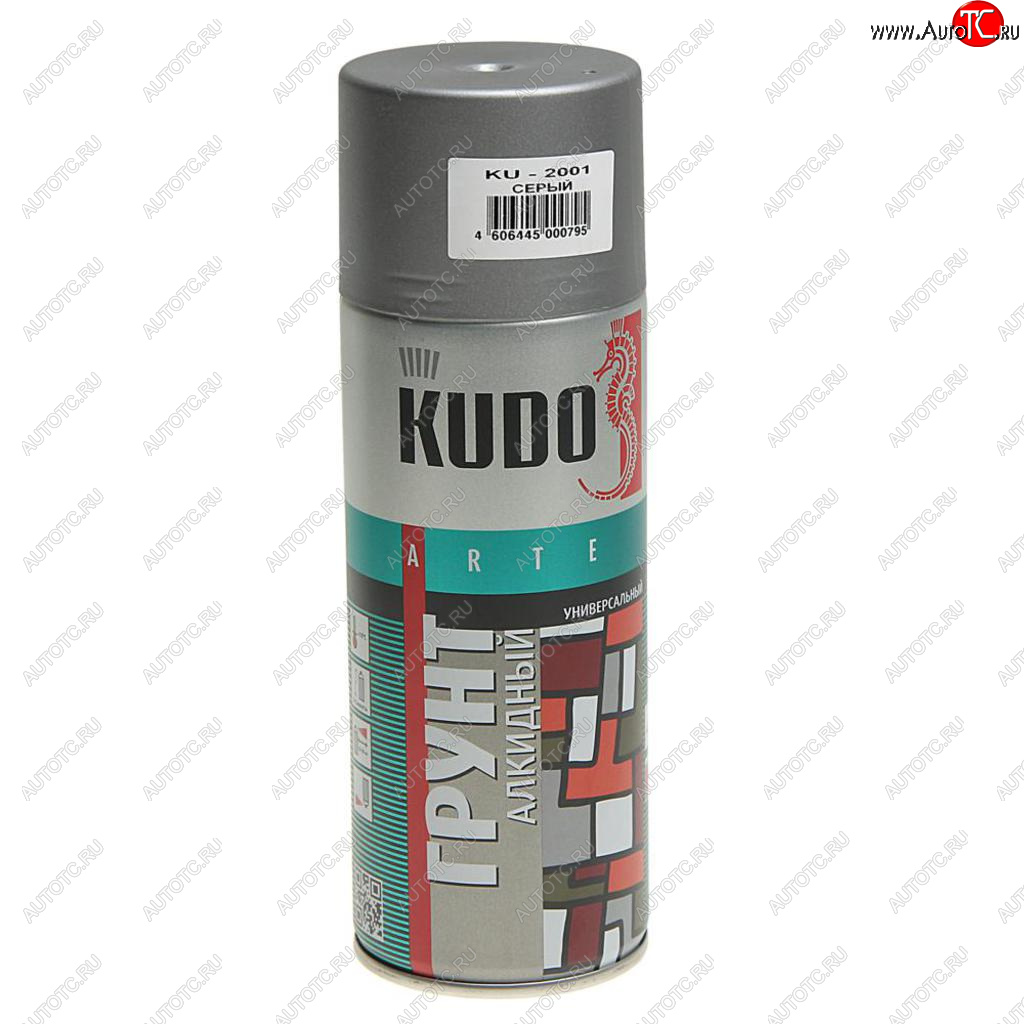 299 р. Грунт серый аэрозоль 520мл KUDO KUDO ku-2001  с доставкой в г. Кемерово