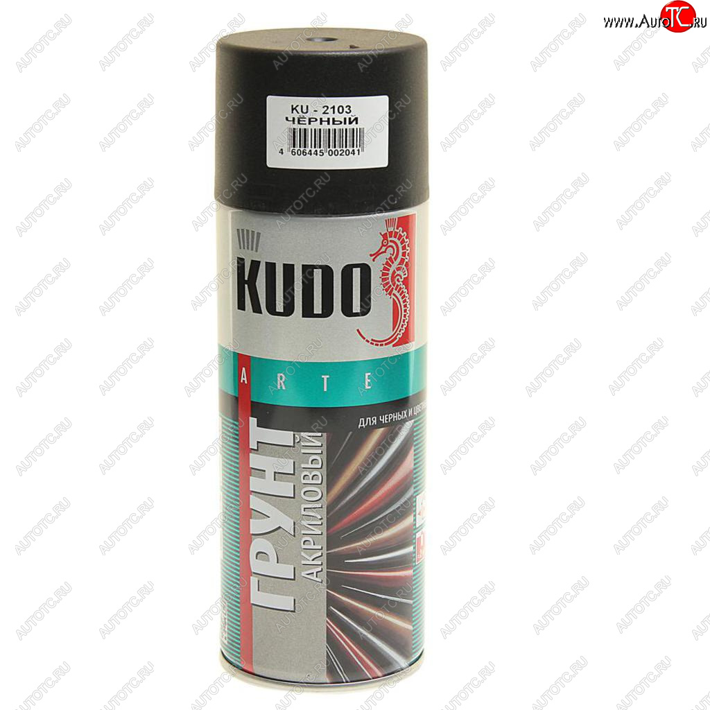 299 р. Грунт черный акриловый 520мл KUDO KUDO ku-2103  с доставкой в г. Кемерово