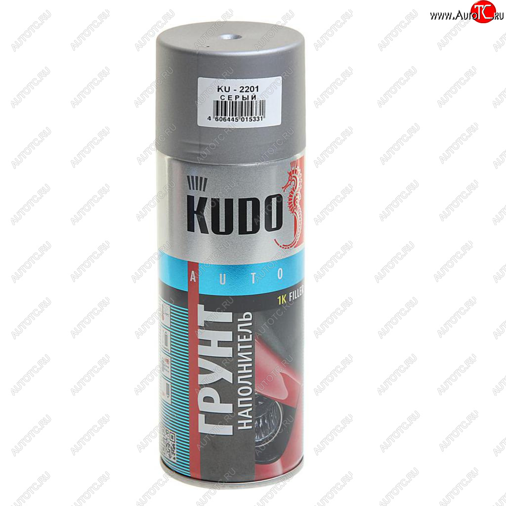 359 р. Грунт серый акриловый наполнитель 1К 520мл KUDO KUDO ku-2201  с доставкой в г. Кемерово