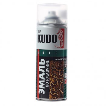 329 р. Краска по ржавчине черно-бронзовая аэрозоль 520мл KUDO KUDO ku-3009  с доставкой в г. Кемерово. Увеличить фотографию 1