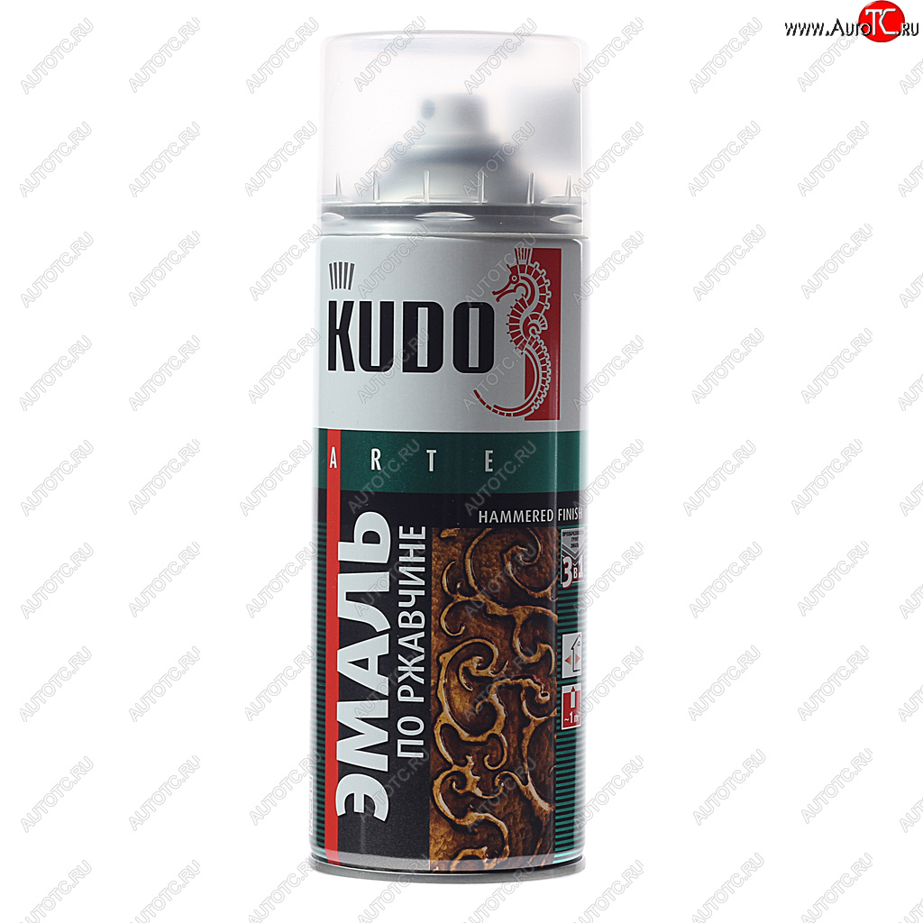 329 р. Краска по ржавчине черно-бронзовая аэрозоль 520мл KUDO KUDO ku-3009  с доставкой в г. Кемерово