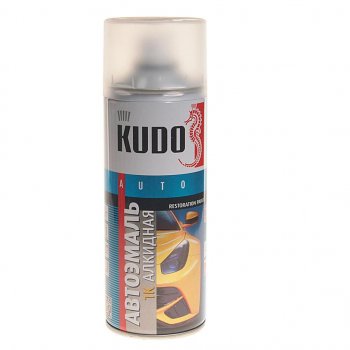 499 р. Краска белая Super White аэрозоль 520мл KUDO KUDO ku-42400  с доставкой в г. Кемерово. Увеличить фотографию 1