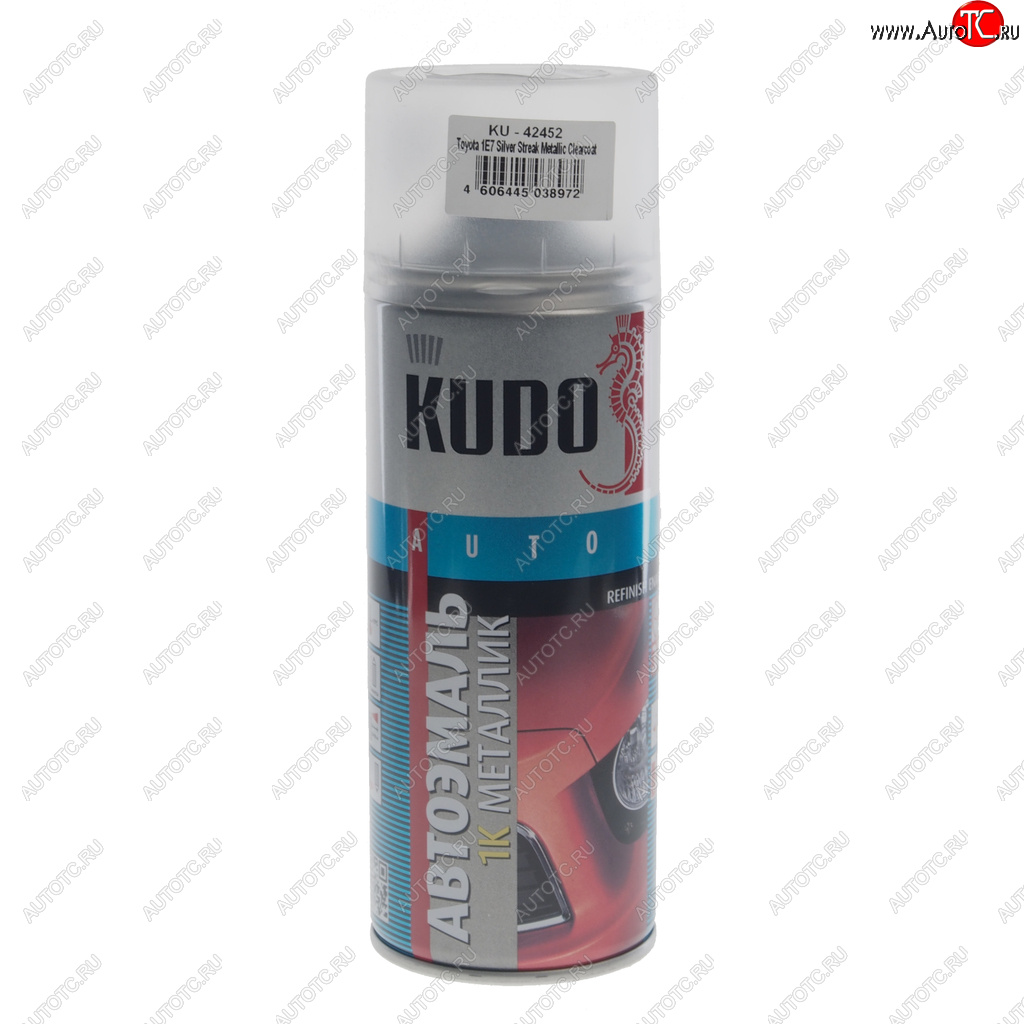 499 р. Краска TOYOTA 1E7 Silver Streak Metallic Clearcoat аэрозоль 520мл KUDO KUDO ku-42452  с доставкой в г. Кемерово