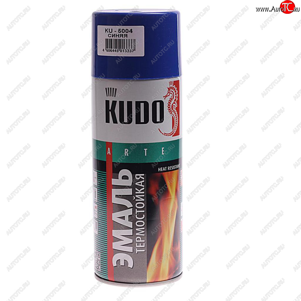 379 р. Краска термостойкая синяя аэрозоль 520г KUDO KUDO ku-5004  с доставкой в г. Кемерово