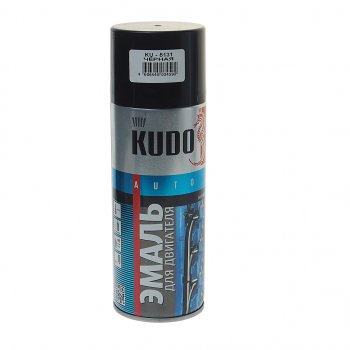 399 р. Краска термостойкая для двигателя черная аэрозоль 520мл KUDO KUDO ku-5131  с доставкой в г. Кемерово. Увеличить фотографию 1