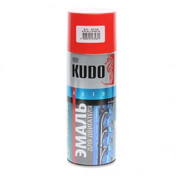 399 р. Краска термостойкая для двигателя красная аэрозоль 520мл KUDO KUDO ku-5134  с доставкой в г. Кемерово. Увеличить фотографию 1