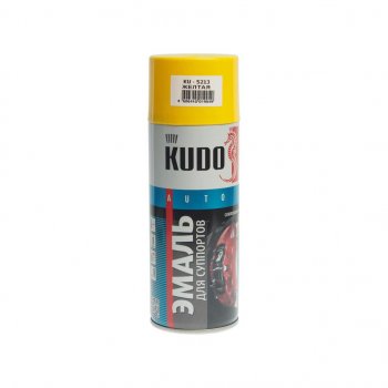 449 р. Краска для суппортов желтая аэрозоль 520мл KUDO KUDO ku-5213  с доставкой в г. Кемерово. Увеличить фотографию 1
