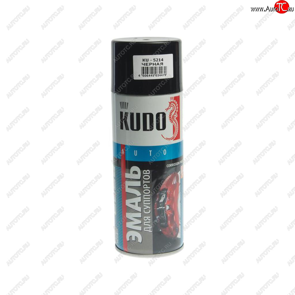 449 р. Краска для суппортов черная аэрозоль 520мл KUDO KUDO ku-5214  с доставкой в г. Кемерово