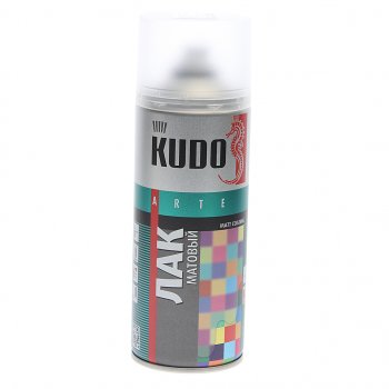 299 р. Лак акриловый универсальный матовый 520мл KUDO KUDO ku-9004  с доставкой в г. Кемерово. Увеличить фотографию 1