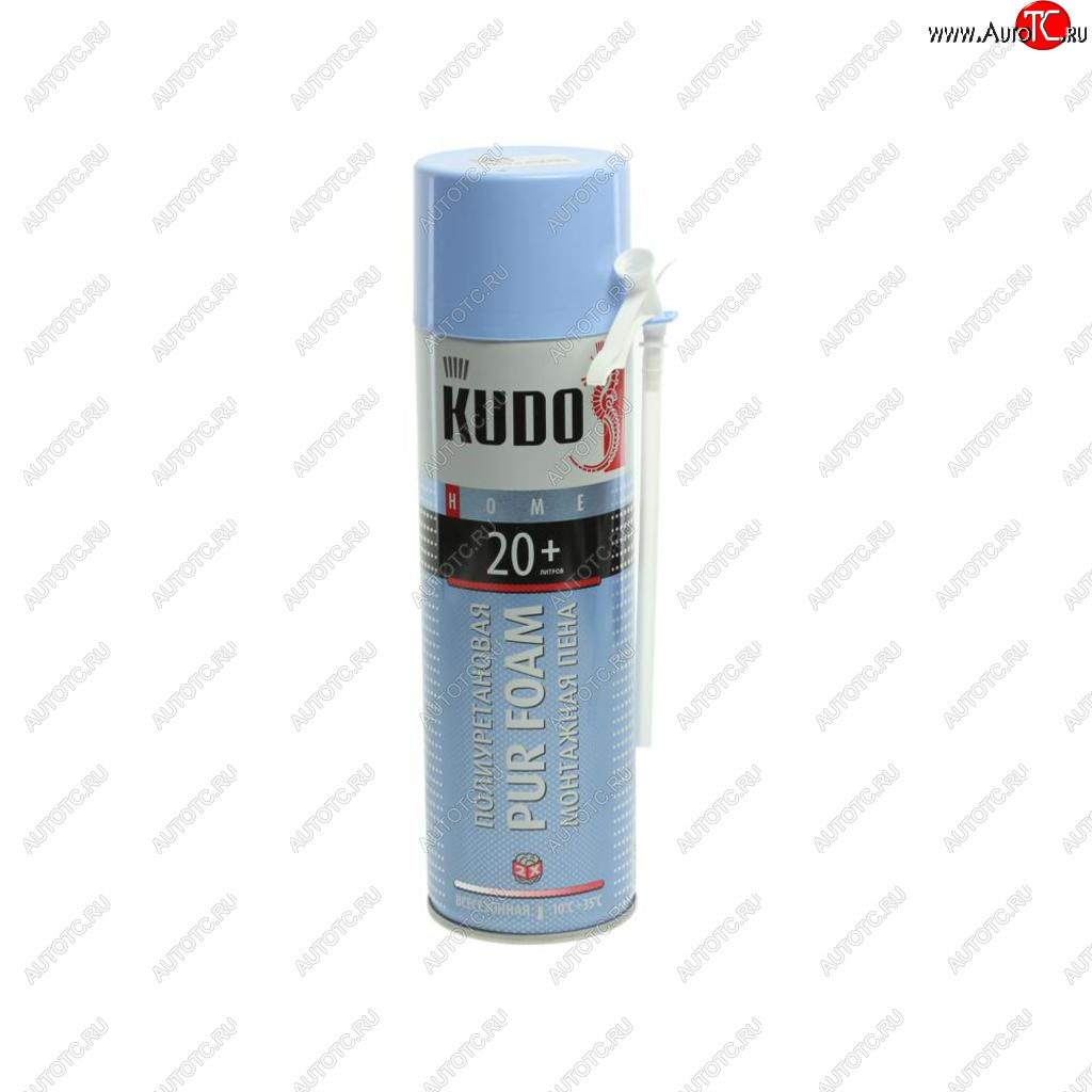 399 р. Пена монтажная 650мл всесезонная полиуретановая бытовая Home 20+ KUDO KUDO kuph06u20+  с доставкой в г. Кемерово