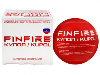 2 299 р. Устройство автономное порошкового пожаротушения (АУПП КУПОЛ) FINFIRE FINFIRE купол  с доставкой в г. Кемерово. Увеличить фотографию 1