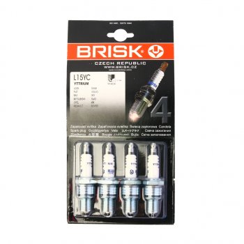 889 р. Свеча зажигания ВАЗ-2101 L15YC SUPER комплект BRISK BRISK l15yc  с доставкой в г. Кемерово. Увеличить фотографию 1